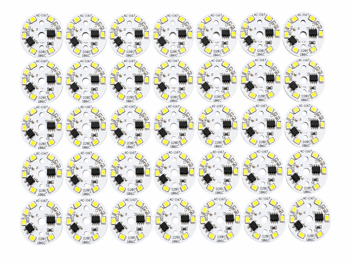 (Pack of 20 pcs ) 3 watt DOB Plate | Cool White | Best for 3 watt led bulb - Image 2
