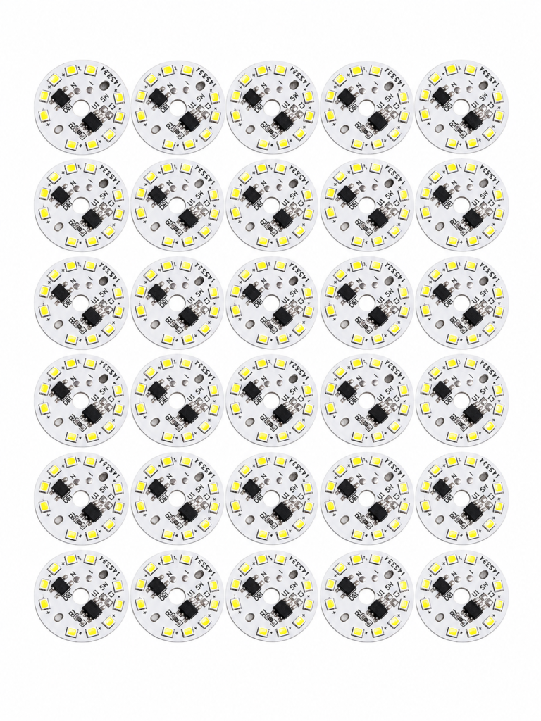 (Pack of 20 pcs ) 5 watt DOB Plate | Cool White | Best for 5 watt led bulb