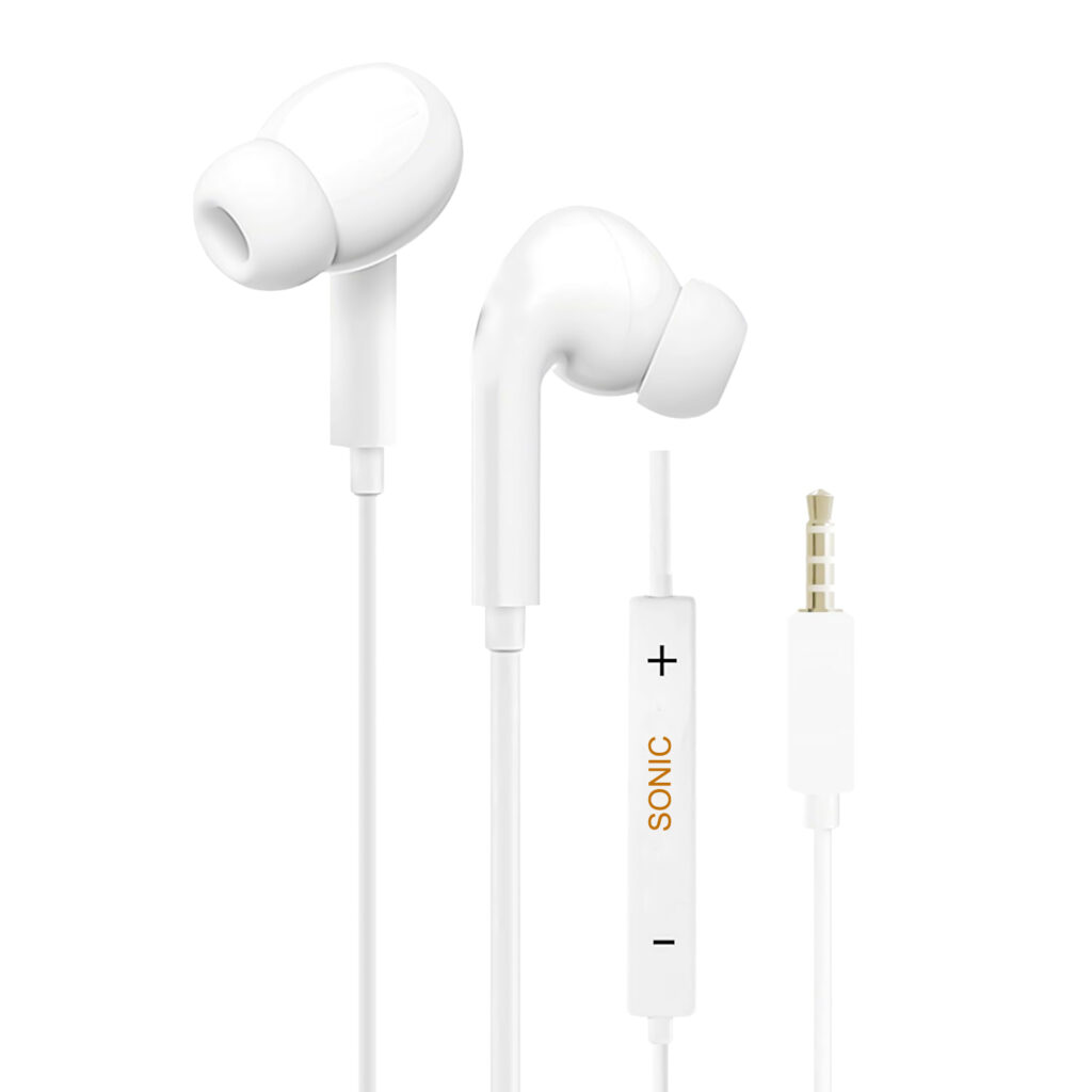 Wired Earphones (Pack of 20 pcs) Powerful Bass, HD Sound Quality Earphones, Tangle Free Cable, Comfortable in Ear Fit, with Mic Jack