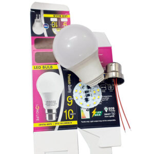 Sonic 9 watt Gama DOB Raw Material | Pack of 20 pcs | Cool White | High Lumens with Box