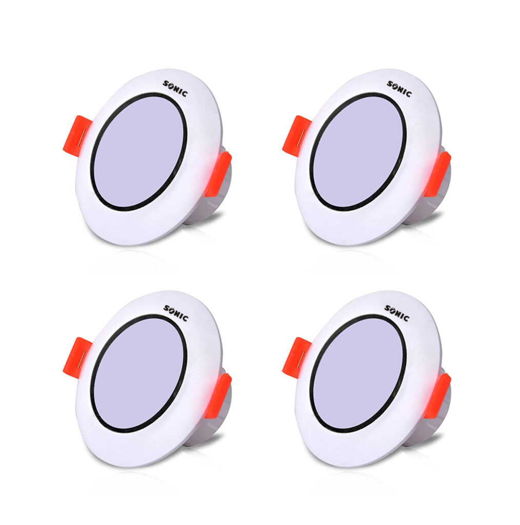 Sonic 5 Watt Junction Light | Mixed Colour - Red Green Blue Yellow | Pack of 4 Pcs
