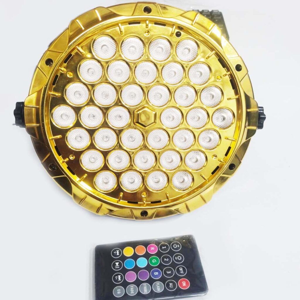 36 LED Par Lights with Remote 36 X 3W LED (pack of 1) 8 Colors in 1 Stage Lighting Light for Disco Party Dj Club Light