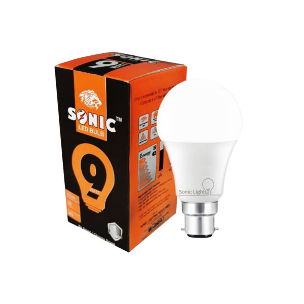 9 Watt Led Bulb Gama DOB Base Ready Bulb | Cool White | Pack of 50 Pcs Sonic Brand Box - Image 3