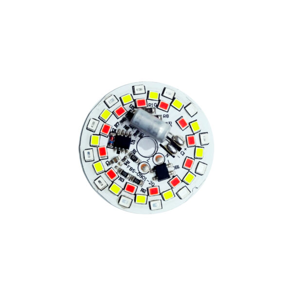 9 watt 7 In 1 Multicolour Plate | Pack of 10pcs | Multicolour with Switch ON/OFF - Image 2