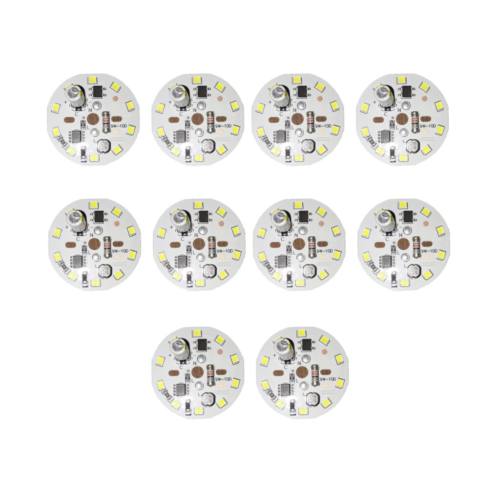9 watt Alfa DOB Plate | Pack of 40pcs | Cool White | Best for 9 watt Led bulb Repairing Kit