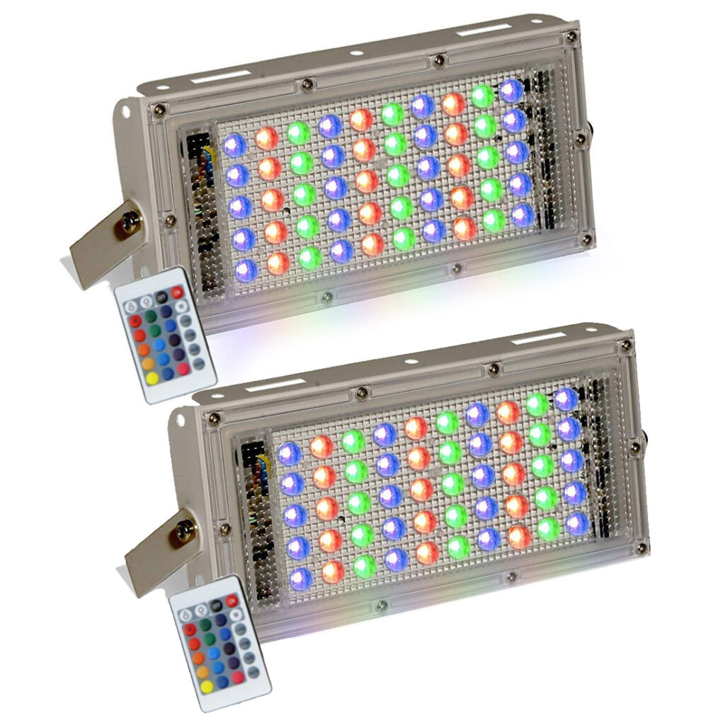 50 watt Brick Light Multicolour (Pack of 2 pcs) Best for Dance/Party/Birthday Functions/DJ