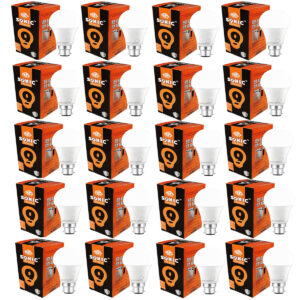 9 Watt Led Bulb Gama DOB Base Ready Bulb | Cool White | Pack of 50 Pcs Sonic Brand Box