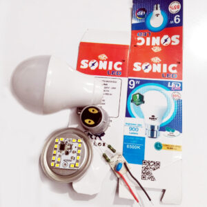SONIC 9 watt Led Bulb Raw Material ( Pack of 20 pcs) Cool White | High Lumens | Long Life