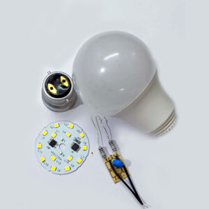 9 Watt Gama LED Bulb Raw with Box | (Pack of 50 Pcs) | Cool white | Long life