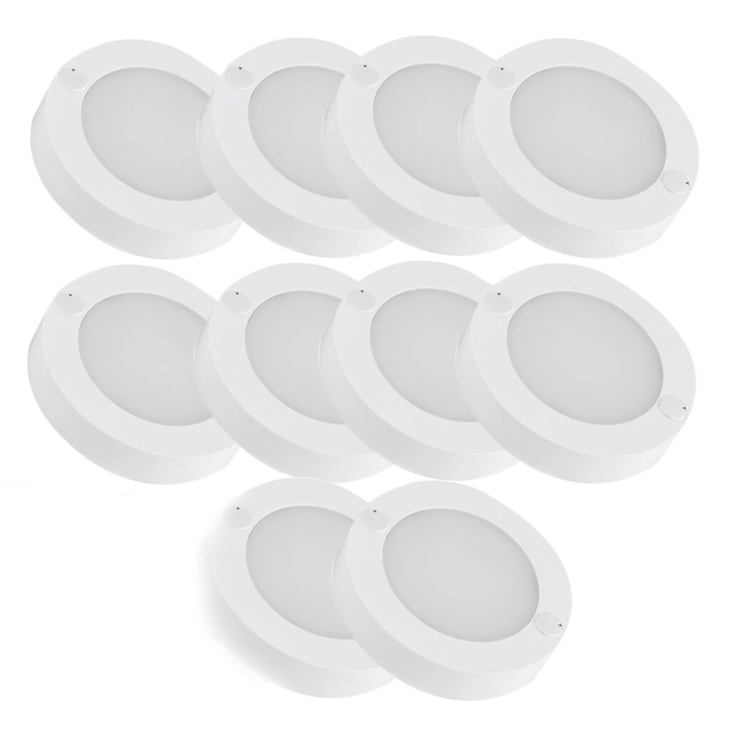 Sonic 3 Watt Surface Light Striker (pack of 10pcs) | Cool white 6500K High Brightness | Best Quality