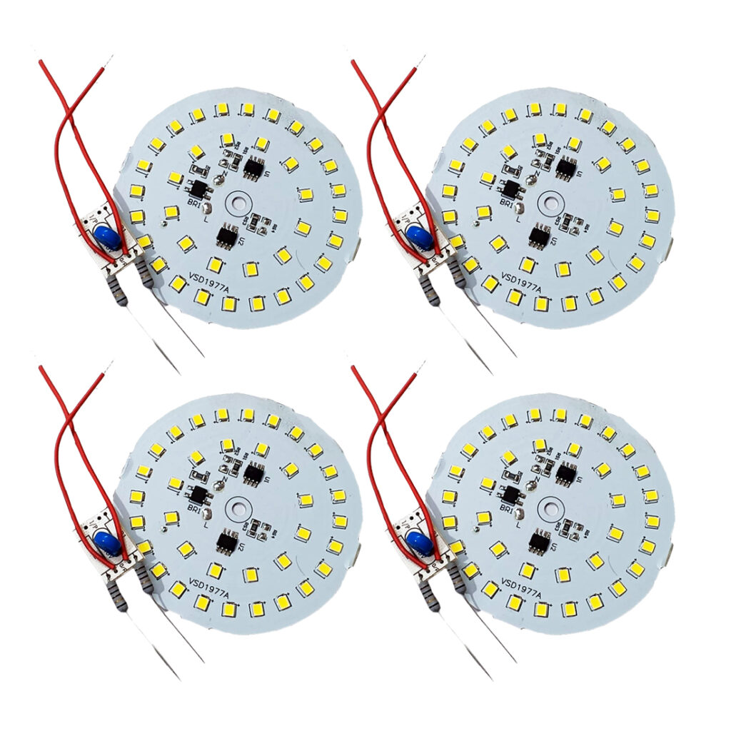 25W Gama DOB Plate | Pack of 4pcs | Cool White | Long Life High Brightness | Best use 25 w led bulb