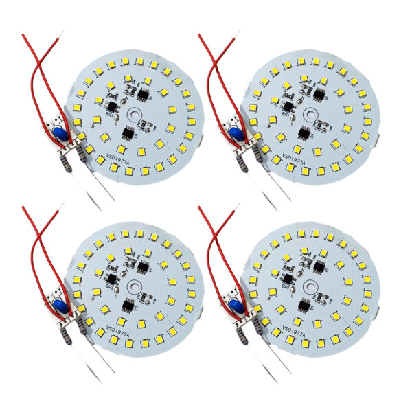 25W Gama DOB Plate | Pack of 4pcs | Cool White | Long Life High Brightness | Best use 25 w led bulb